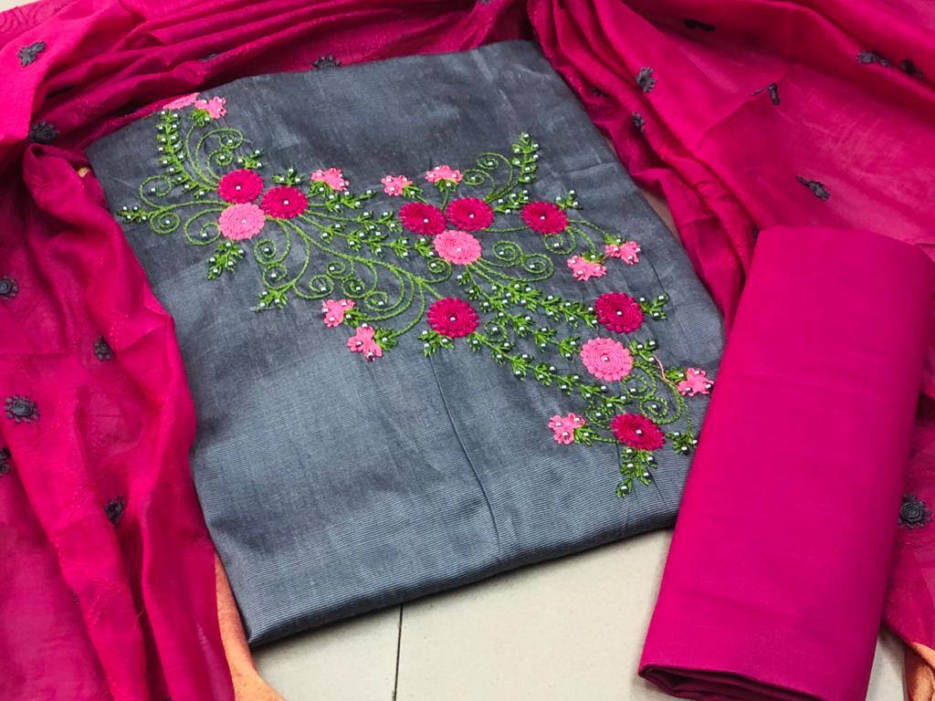 Gng Blossom 2 Festive Wear cotton Designer Dress Material Collection